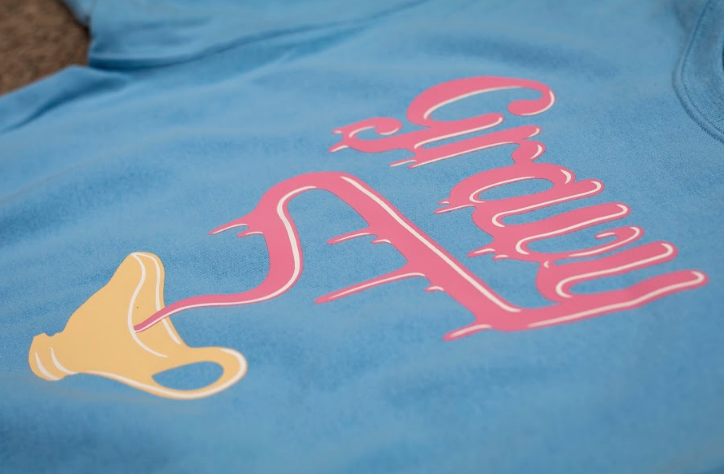Gravy Boat Crewneck Sweatshirt (Baby Blue/Pink)