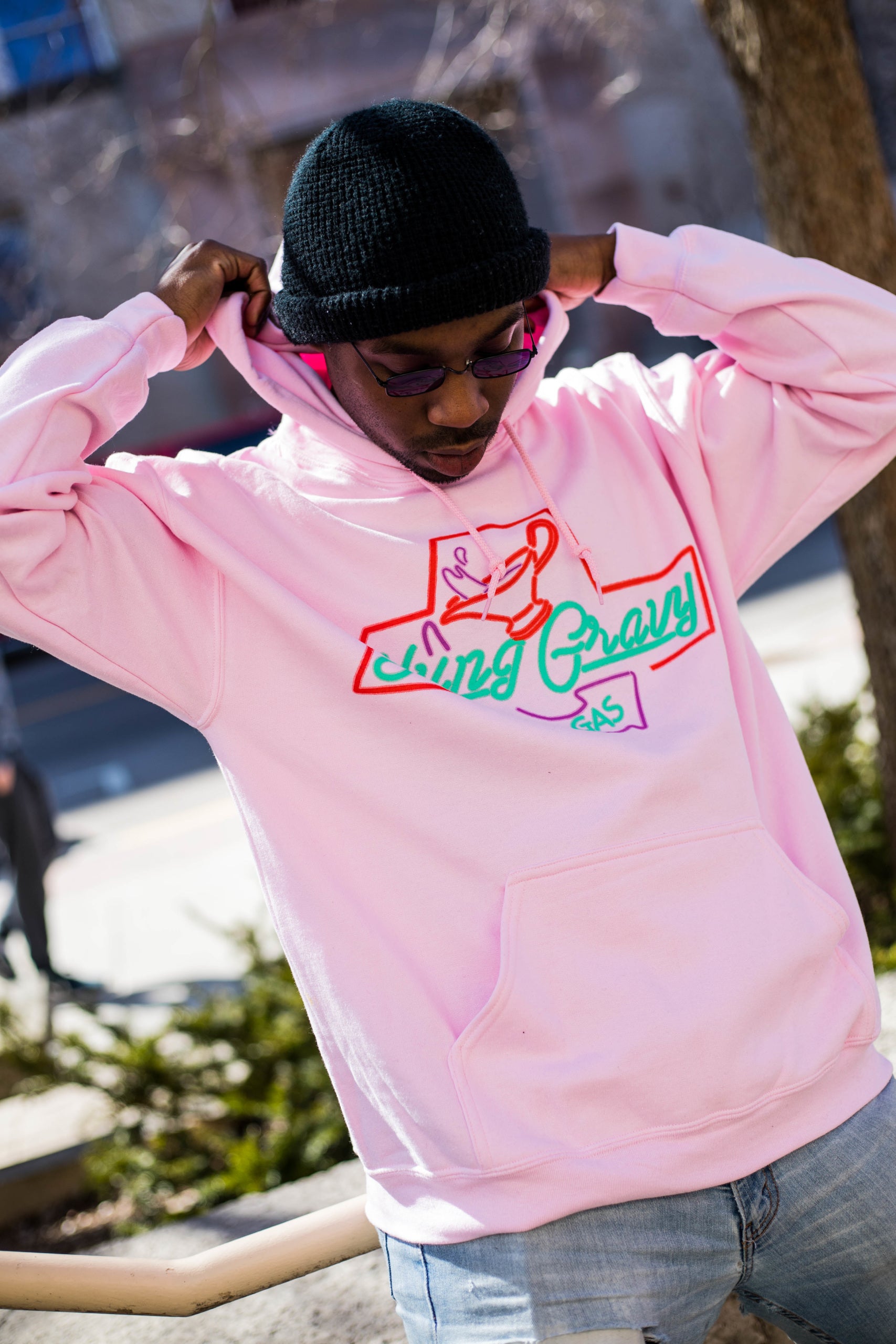 Pink hoodie merch hotsell